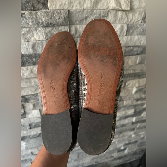 Sam Edelman  Loraine Sequin Plaid  Preppy Academia Loafers wi Gold Accent, Sz 9M - Picture 12 of 14